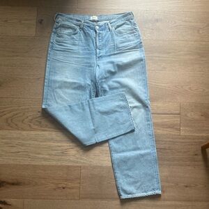 Citizens Of Humanity Blue Straight Fit Jeans